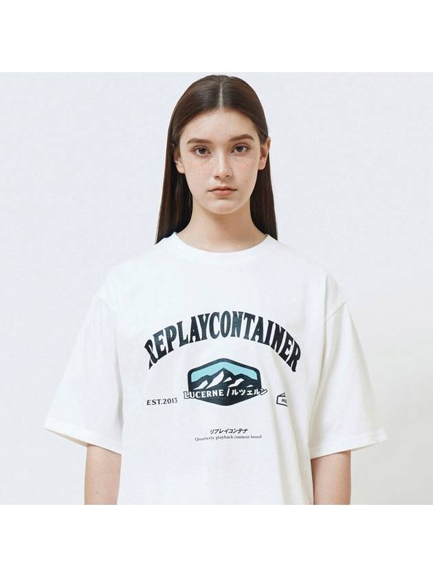 RC city logo tee LUCERNE white - REPLAYCONTAINER - BALAAN 1