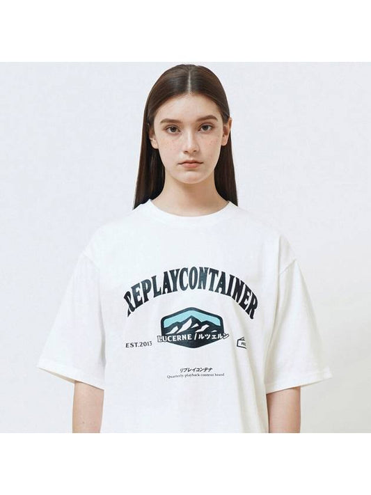 RC city logo tee LUCERNE white - REPLAYCONTAINER - BALAAN 1