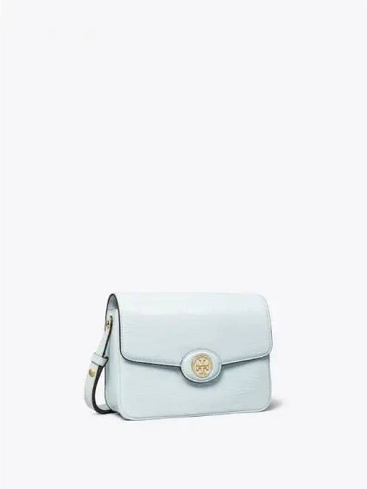 Robinson Crohatched Convertible Shoulder Bag Cross Ice Blue Domestic Product GM0024072627700 - TORY BURCH - BALAAN 1