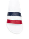 JEANNE Three Stripes Logo Slippers 4C700 00 01A49 002 - MONCLER - BALAAN 4