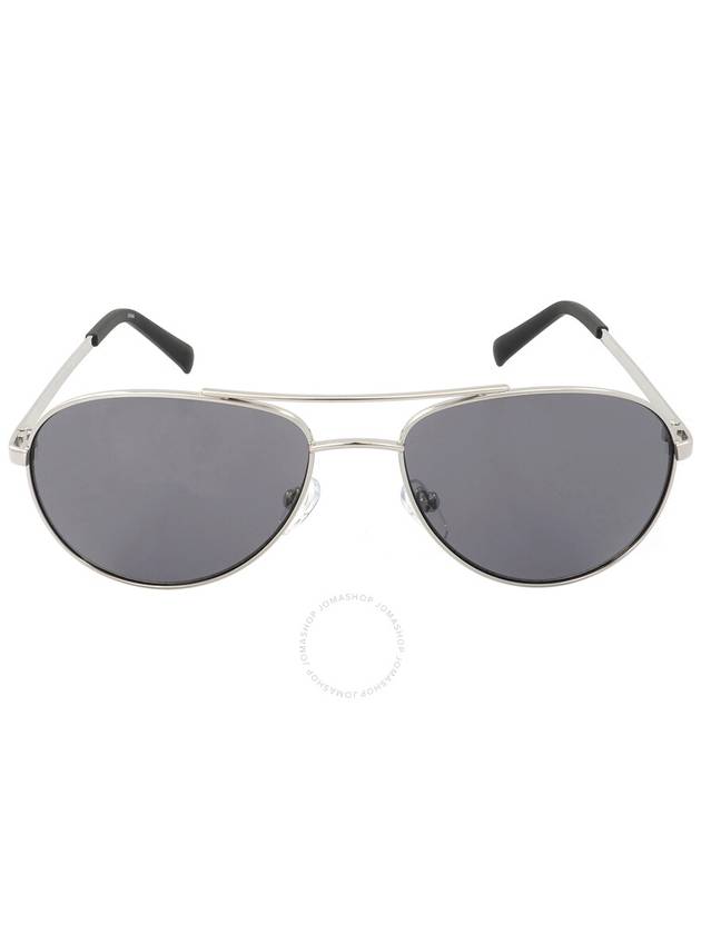 Calvin Klein Grey Pilot Unisex Sunglasses CKR165S 045 55 - CALVIN KLEIN - BALAAN 1