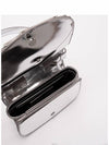 Women 1dr Metallic Leather Shoulder Bag Silver X08396P6100 H0535 - DIESEL - BALAAN 3