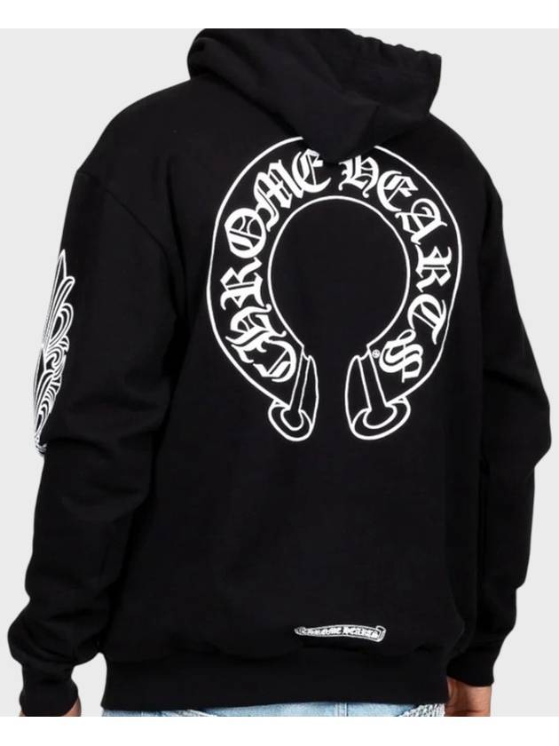 Hooded Horseshoe Floral Black - CHROME HEARTS - BALAAN 5