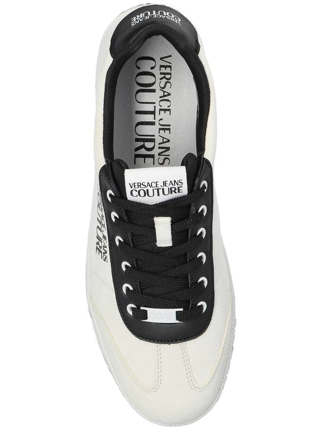 Versace Jeans Couture Sneakers With Logo, Men's, White - VERSACE - BALAAN 6