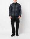 Men's Wappen Patch Padded Jacket Navy - STONE ISLAND - BALAAN 6