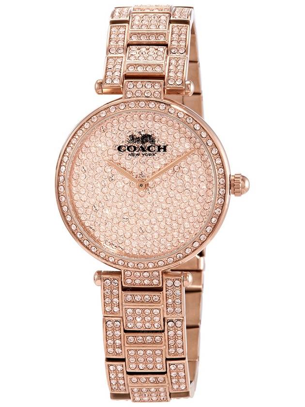 Coach Park Quartz Crystal Carnation Gold Dial Ladies Watch 14503428 - COACH - BALAAN 1