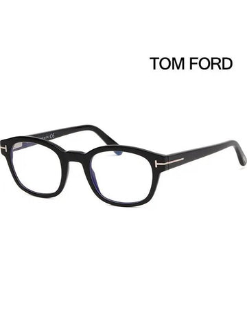 Blue light blocking glasses frame TF5808B 001 Eye protection horn frame - TOM FORD - BALAAN 1