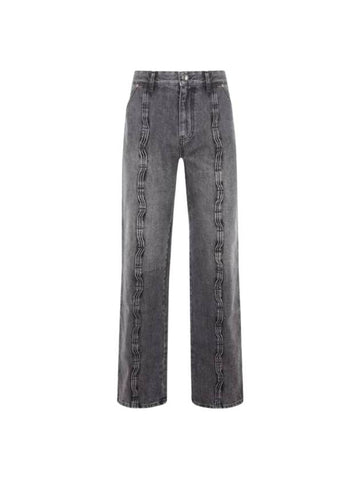 Denim Straight Jeans Black - ANDERSSON BELL - BALAAN 1