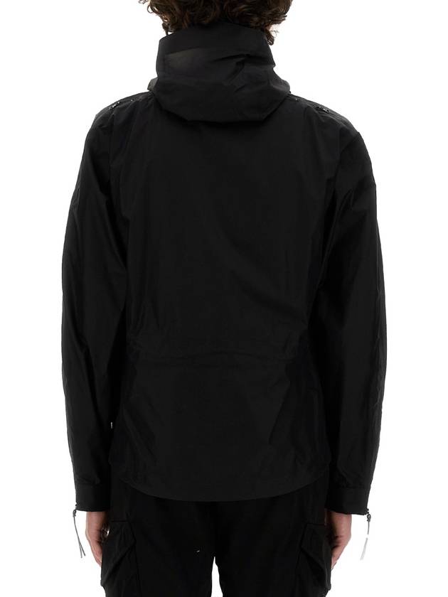 Metropolis Series Pertex Bloom Hooded Jacket Black - CP COMPANY - BALAAN 4