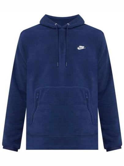 Club Winterized Pullover Hoodie Midnight Navy - NIKE - BALAAN 2