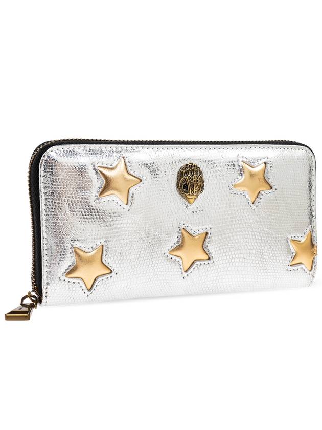 Kurt Geiger Leather Wallet, Women's, Silver - KURT GEIGER - BALAAN 4