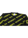 Monogram Logo Knit Top Black - VETEMENTS - BALAAN 8