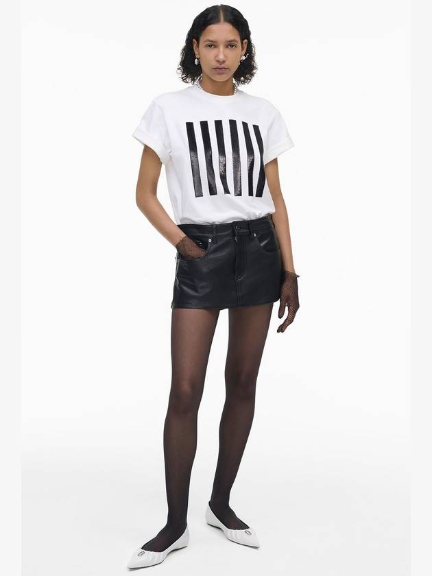 Runway Icons Stripe Box Tee White 2F4RTP050C63 100 - MARC JACOBS - BALAAN 4