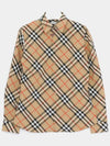 Check Pattern Shirt Beige - BURBERRY - BALAAN 2