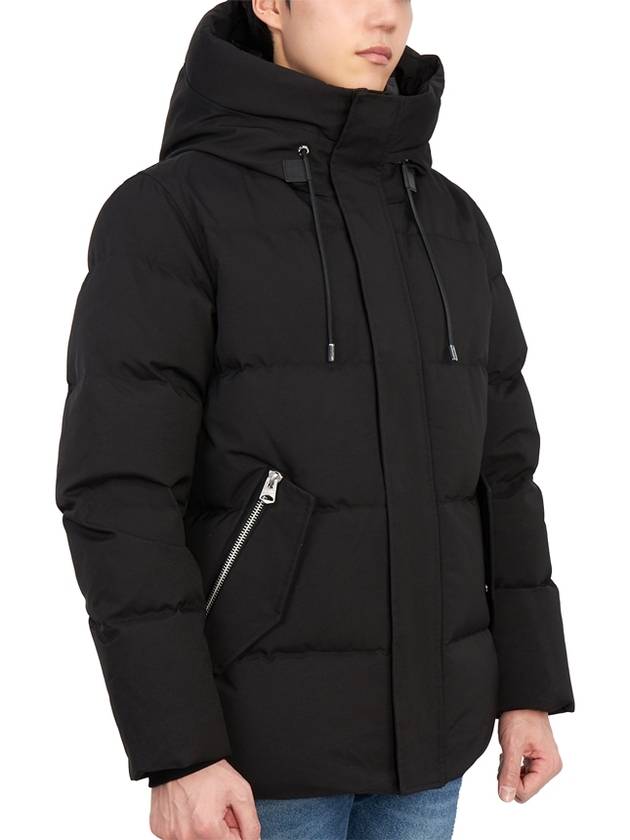 GRAYDON BLACK Men s Hooded Padded Jacket Classic Fit - MACKAGE - BALAAN 8