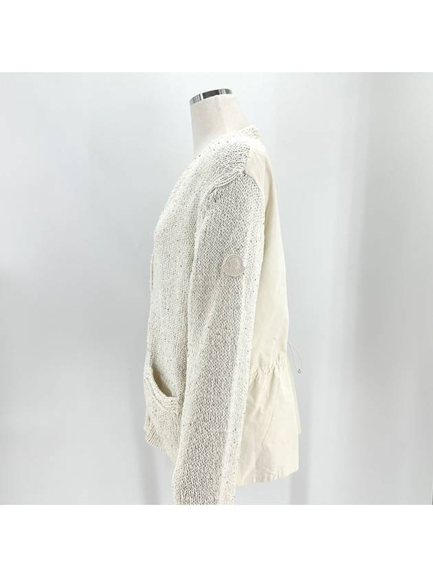 White Wappen Women s Cardigan - MONCLER - BALAAN 4