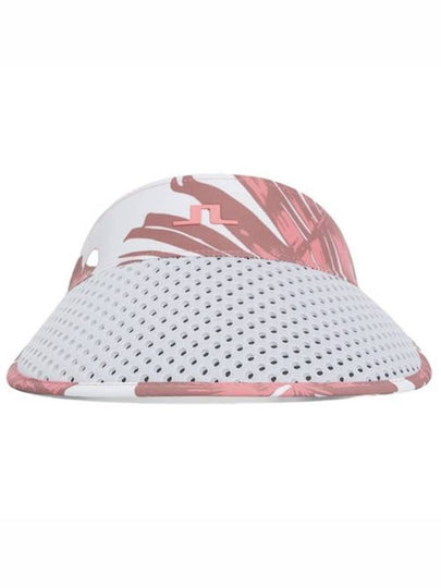 Women's Vera Print Big Visor White - J.LINDEBERG - BALAAN 2