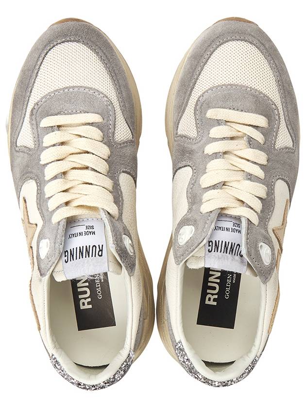 Running Sole Canvas Toe Star Low Top Sneakers Grey - GOLDEN GOOSE - BALAAN 3