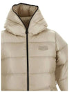 Choo Logo Hooded Down Padding Beige - DUVETICA - BALAAN 5