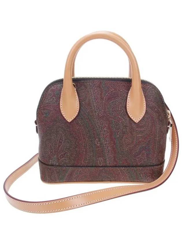 Paisley Top Handle Cross Bag Brown - ETRO - BALAAN 4