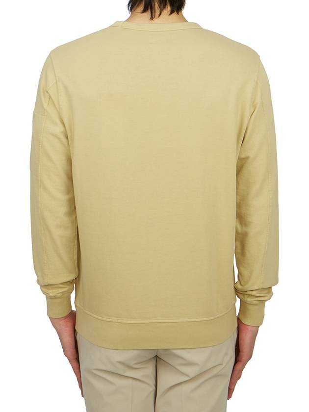 Light Fleece Sweatshirt Beige - CP COMPANY - BALAAN 4