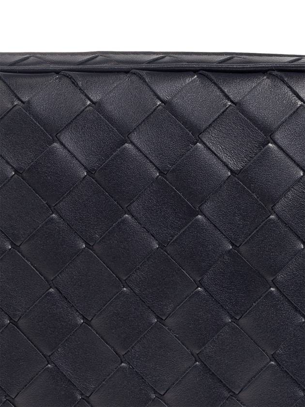 Bottega Veneta Leather Handbag, Men's, Navy Blue - BOTTEGA VENETA - BALAAN 6