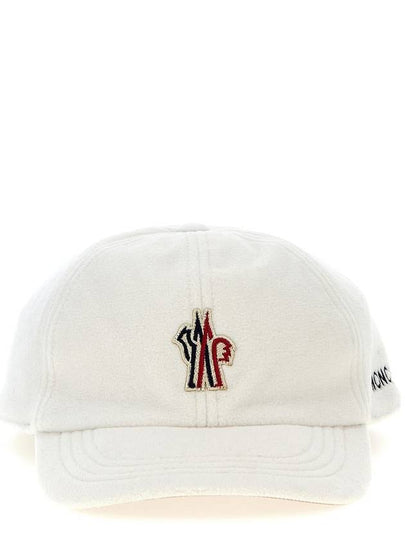 Grenoble logo patch ball cap white - MONCLER - BALAAN 2