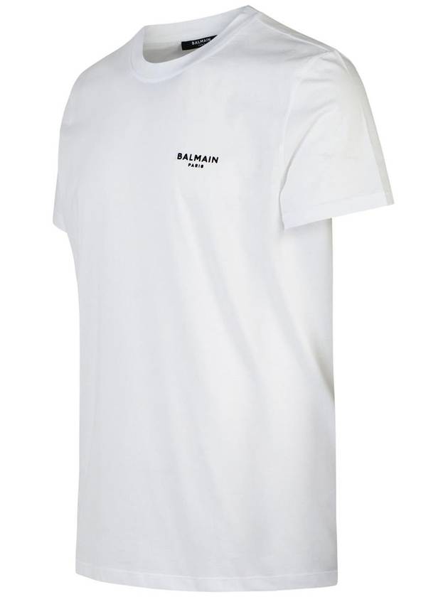 Balmain White Cotton T-Shirt - BALMAIN - BALAAN 2