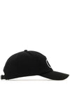 V Logo Ball Cap Black - VALENTINO - BALAAN 3