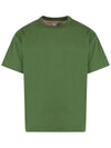 Double Layered Cotton Jersey Short Sleeve T-Shirt Green - BOTTEGA VENETA - BALAAN 2