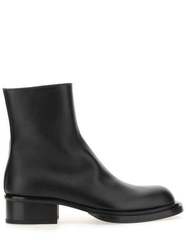 Zip Biker Boots Black - ALEXANDER MCQUEEN - BALAAN 3