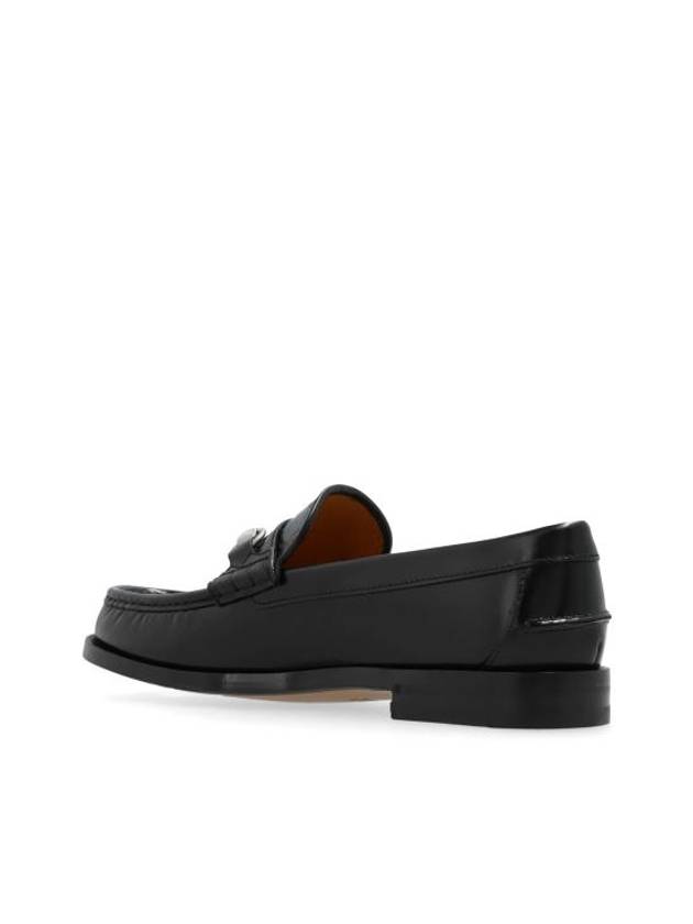 Men's GG Horsebit Leather Loafers Black - GUCCI - BALAAN 6