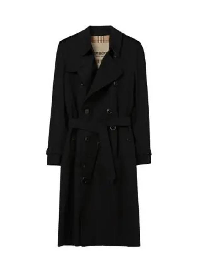 Heritage Kensington Trench Coat Black - BURBERRY - BALAAN 2