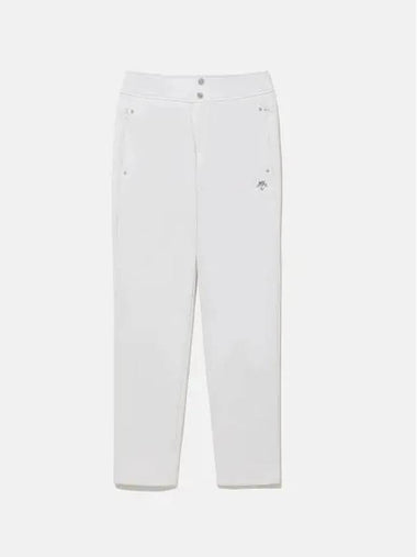 Women s Brushed Bonding Slim Fit Pants Ivory SP422SPTO2 - DESCENTE - BALAAN 1