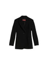 Edel Single Breasted Caddy Blazer Jacket Black - MAX MARA - BALAAN 1