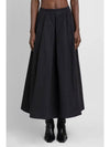 Renoir Cotton Pleated Skirt Black - S MAX MARA - BALAAN 2