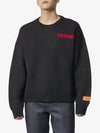 Sweater HMHE013F23KNI004 1025 black - HERON PRESTON - BALAAN 2