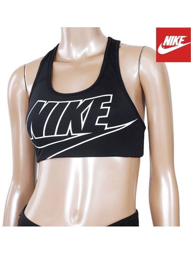 Women s Swoosh Futura Bra BV3644 010 - NIKE - BALAAN 1