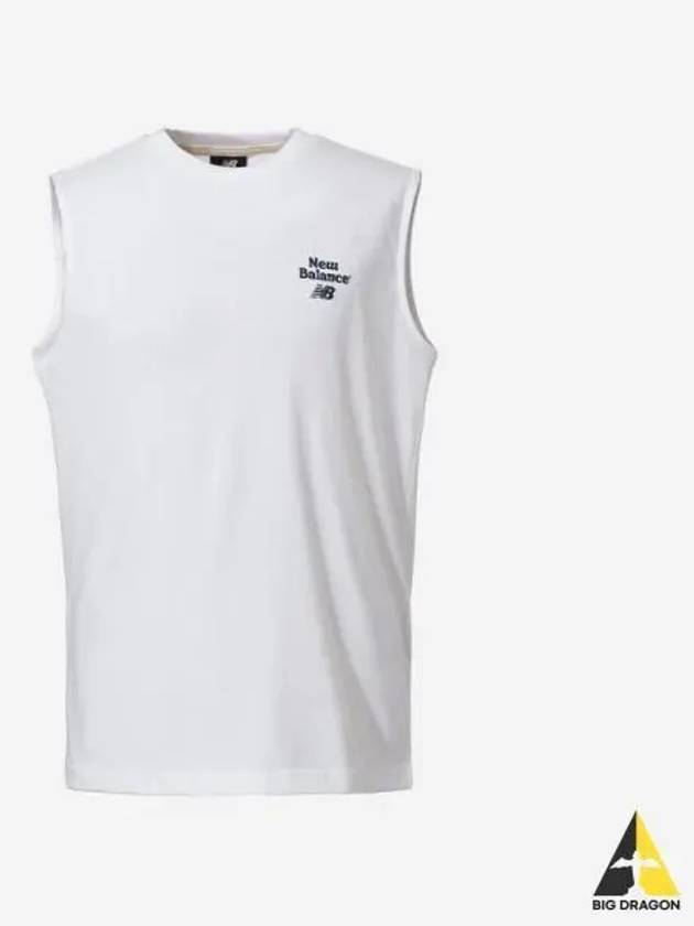 Uni NB Boy Board Shop Sleeveless 10 White - NEW BALANCE - BALAAN 1