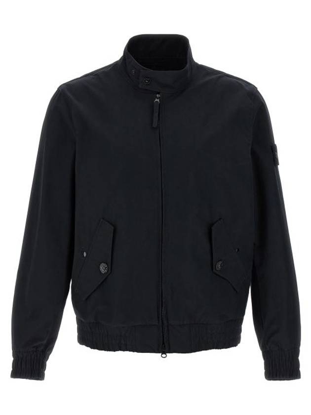 Ghost Zip Up Jacket Black - STONE ISLAND - BALAAN 2