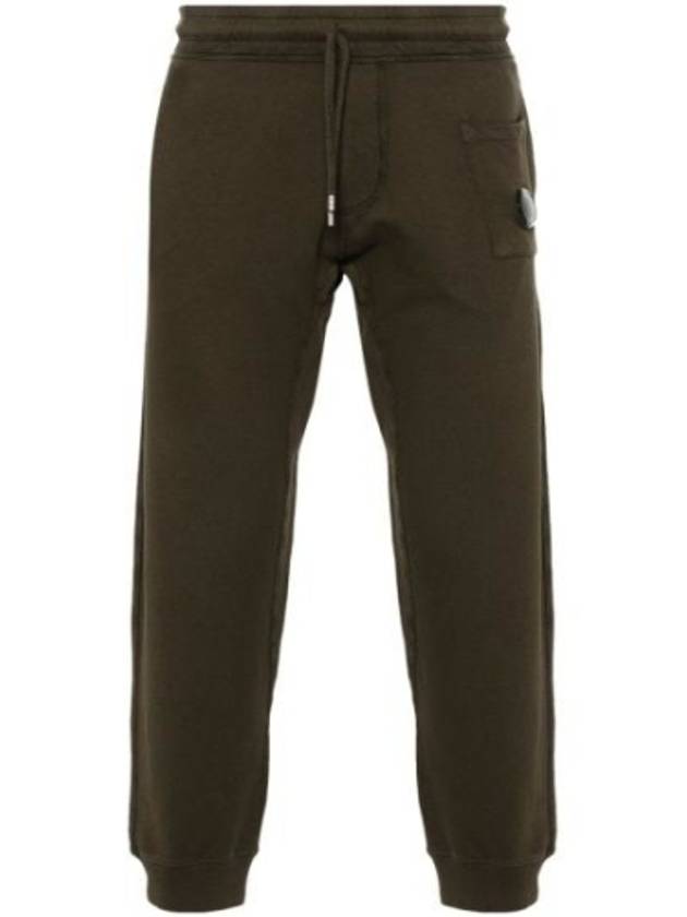 Light Fleece Utility Track Pants Green - CP COMPANY - BALAAN 2