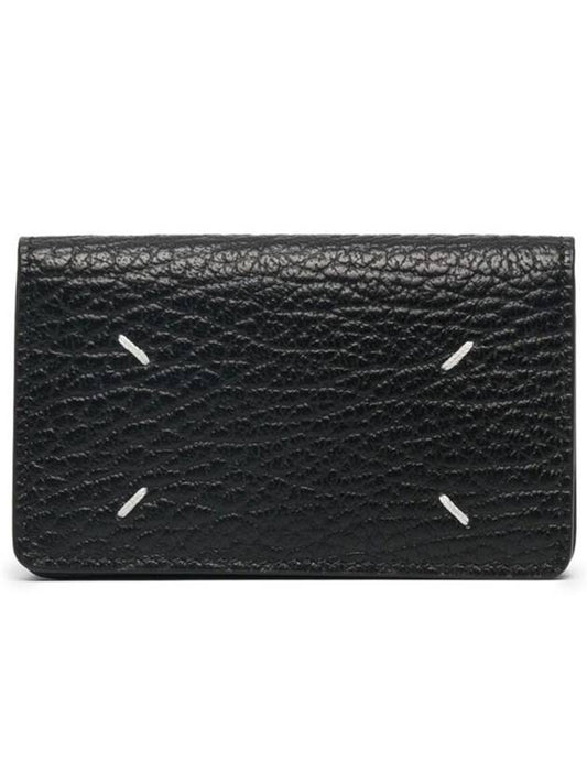 Stitch Card Wallet Black - MAISON MARGIELA - BALAAN 2