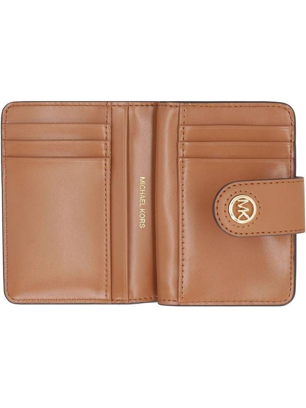 Canvas half wallet dark brown - MICHAEL KORS - BALAAN 5