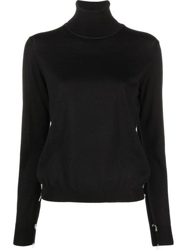 Women's Work In Progress Turtleneck Black - MAISON MARGIELA - BALAAN 1