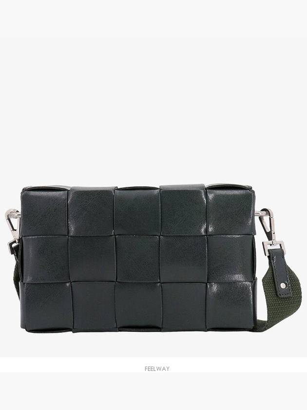 Cassette Versatile Strap Cross Bag Dark Green - BOTTEGA VENETA - BALAAN 6