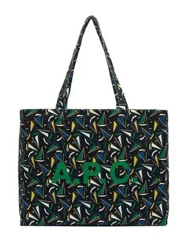 Diane Boat Pattern Tote Bag Green - A.P.C. - BALAAN 2