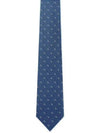 Gancini Print Silk Tie Navy Blue - SALVATORE FERRAGAMO - BALAAN 2