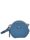 Small Leather Round Cross Bag Blue - VIVIENNE WESTWOOD - BALAAN 2