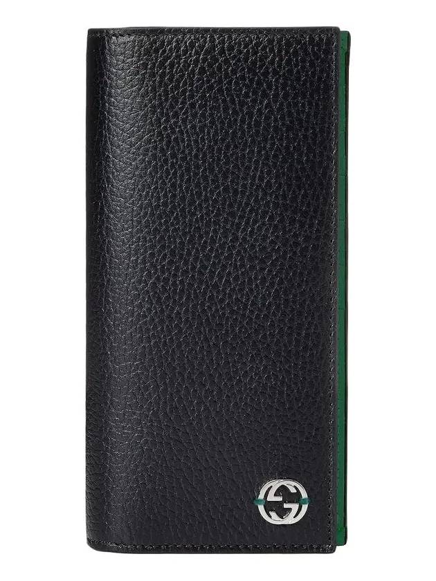 GG Interlocking Long Wallet Green Black - GUCCI - BALAAN 2