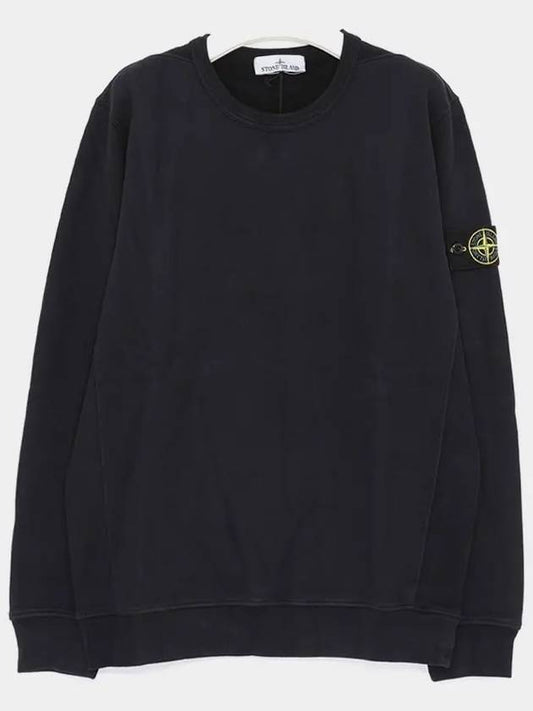 Wappen Patch Crew Neck Cotton Sweatshirt Navy - STONE ISLAND - BALAAN 2